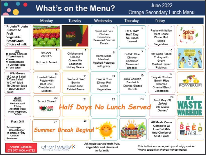 June 2022 Lunch